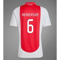 Maglia Calcio Ajax Jordan Henderson #6 Prima Divisa 2024-25 Manica Corta